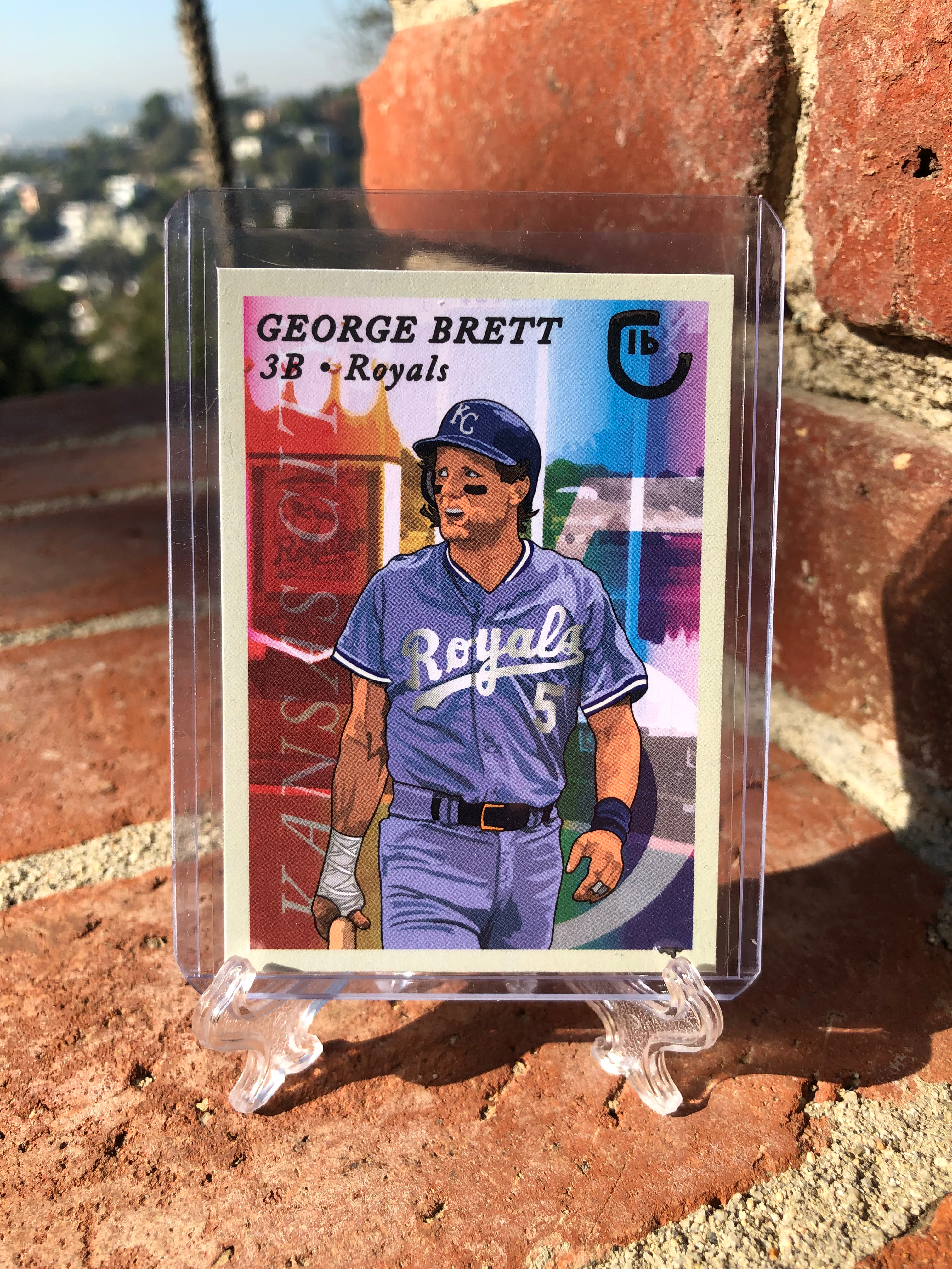 George Brett Kansas City Royals Art Card (#’d to 36)