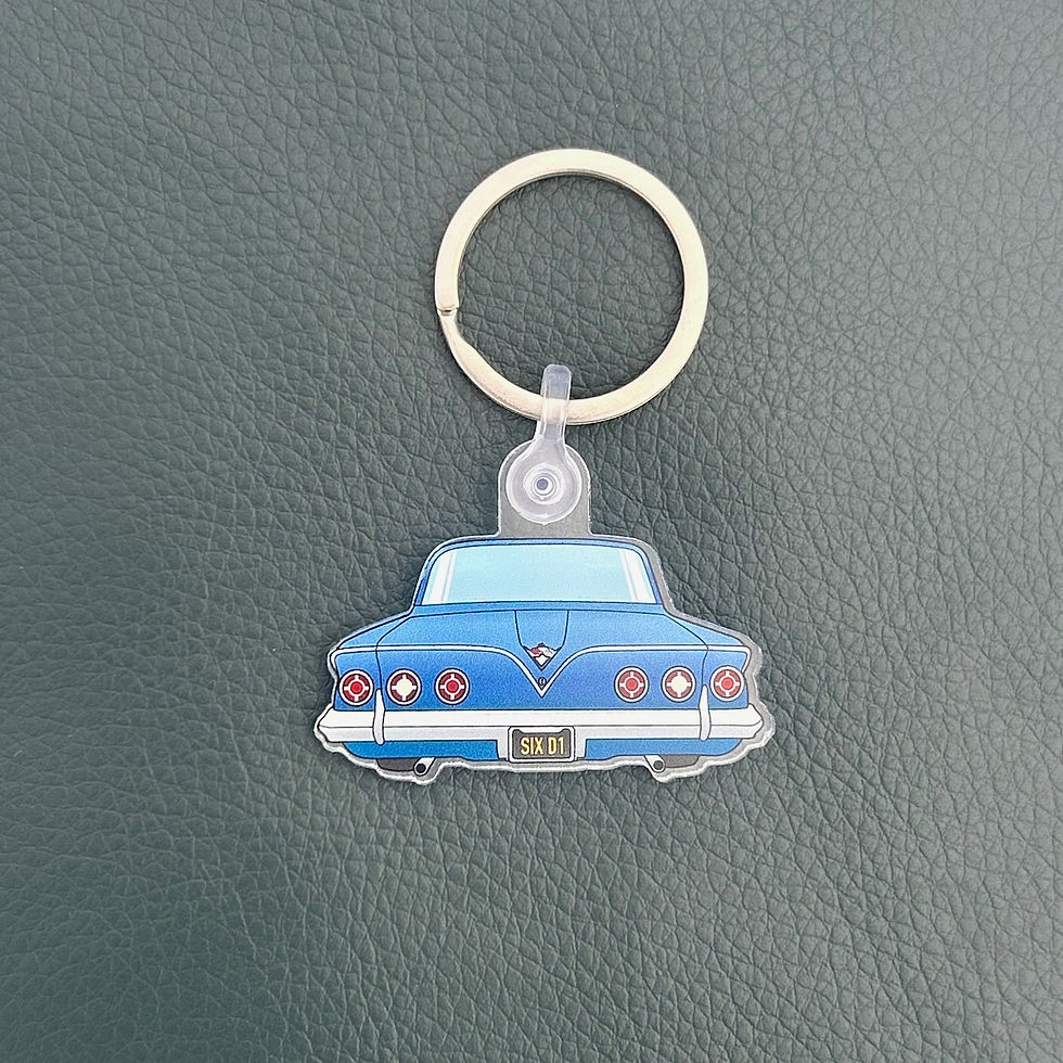 Thumbnail: 1961 Chevy Impala Acrylic Keychain