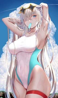 水着アナ