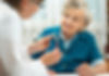 Older woman in hearing consultation