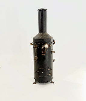Vintage Model of a Live Steam Boiler