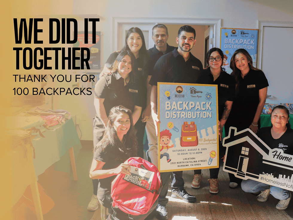DESTINO Foundation Delivers 100 Backpacks of Hope