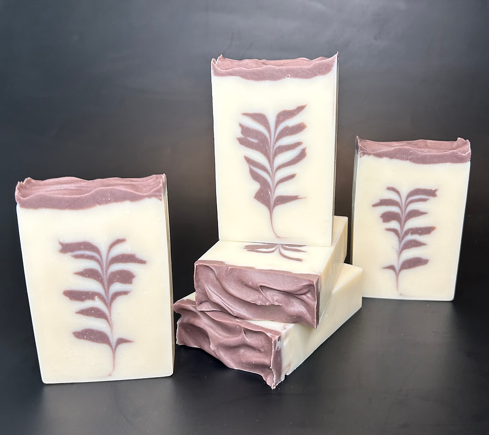 Lavender essential oil scented artisan bar soap