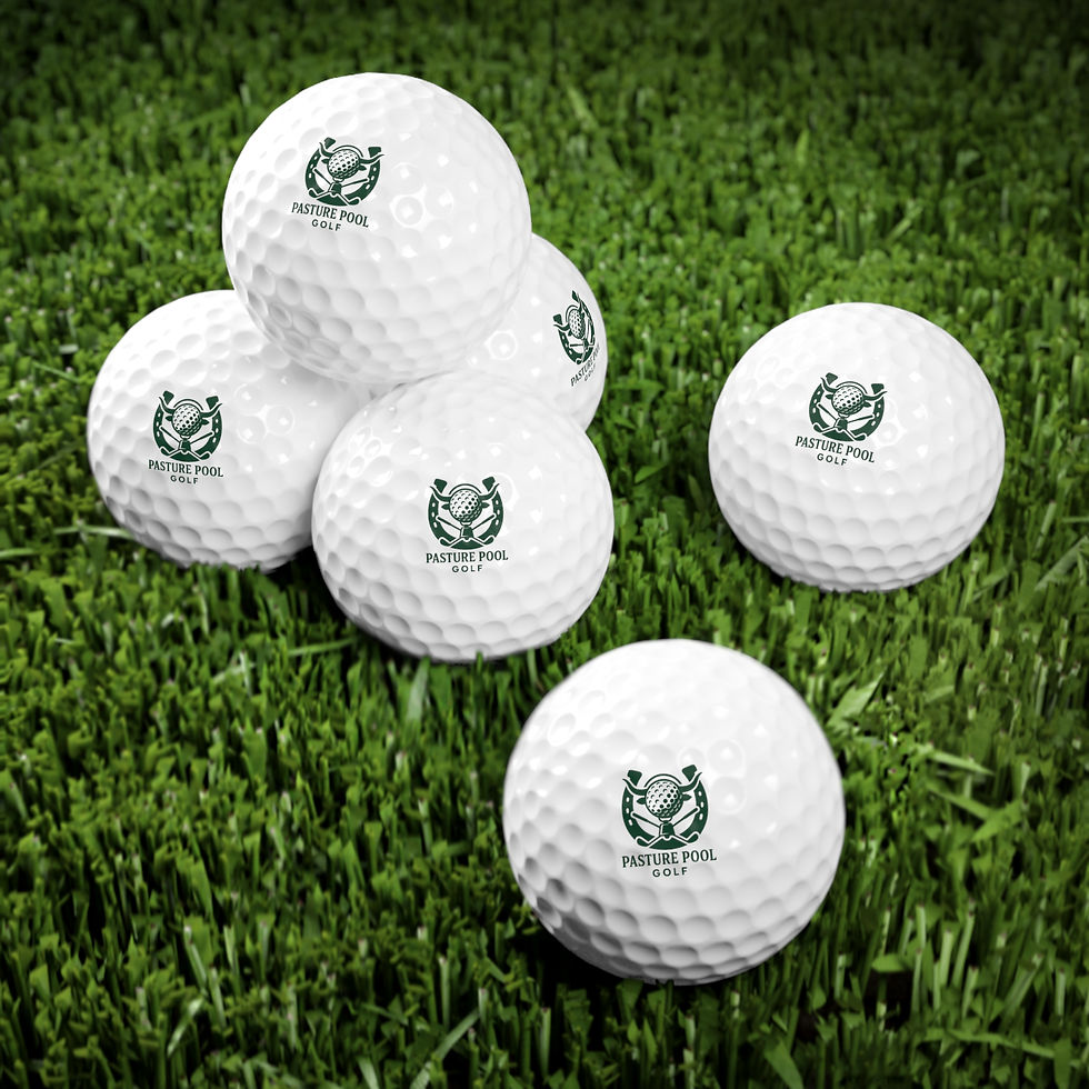 Thumbnail: Pasture Pool Logo Golf Ball