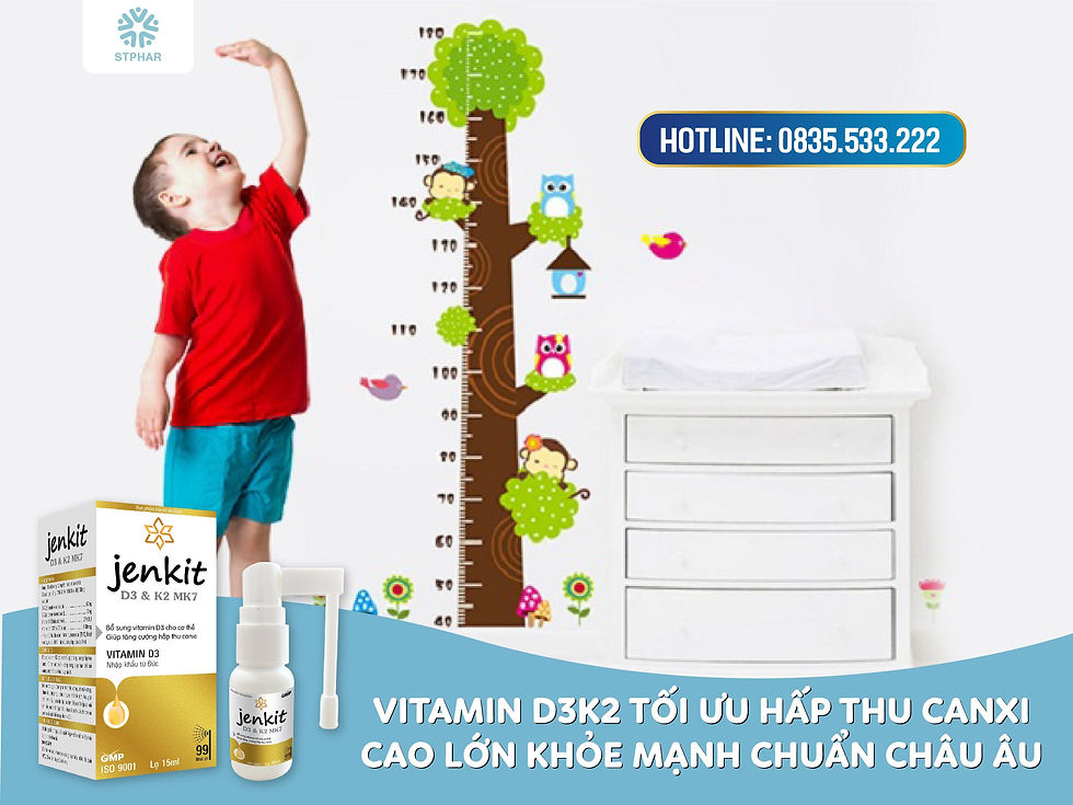 Thumbnail: Chai xịt tối ưu chiều cao và phát triển trí não cho bé D3K2 DHA