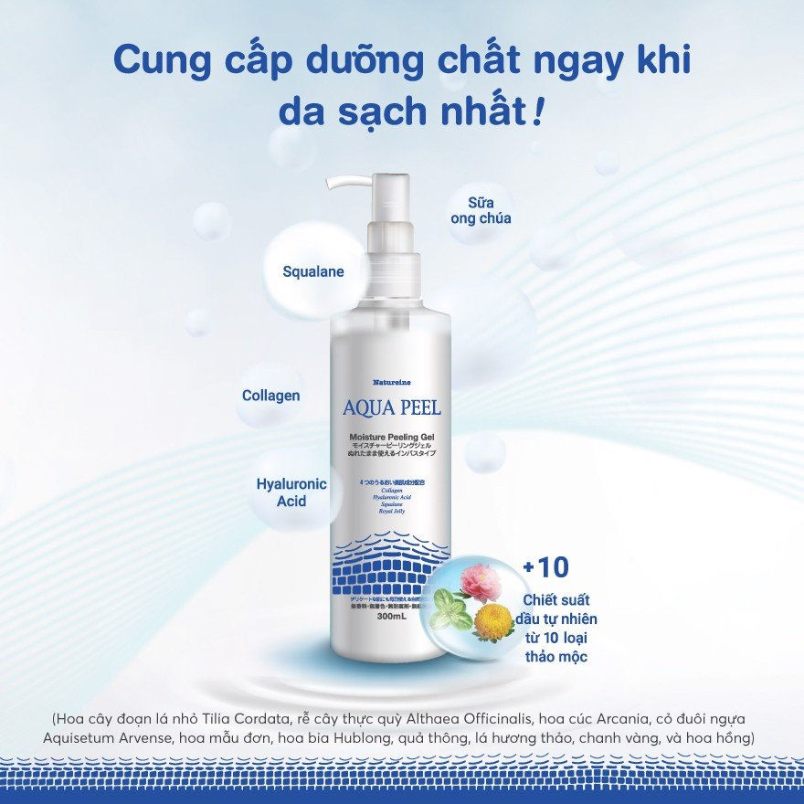Thumbnail: Gel tẩy da chết cấp ẩm Natureine Aqua Peel 300ml