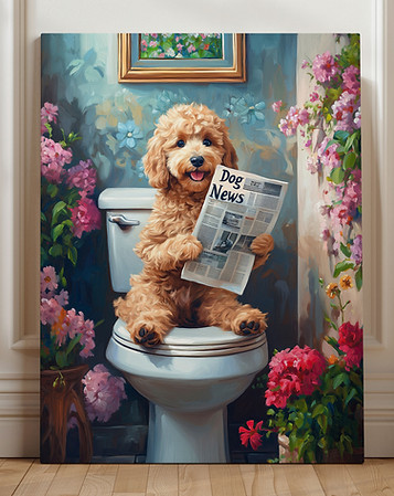 400-Goldendoodle-On-Toilet art print S1-unframed-canvas-molding copy.jpg