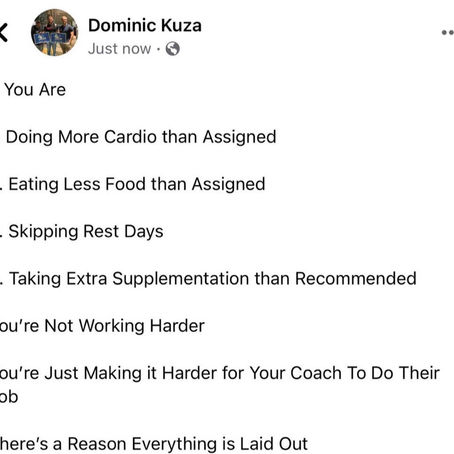 Stop doing more than you are asked