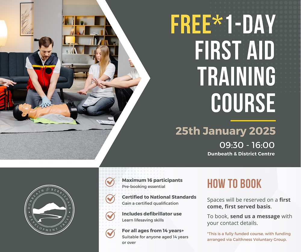 Fully Funded First Aid Course: Book Now!