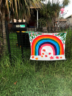 front yard rainbows