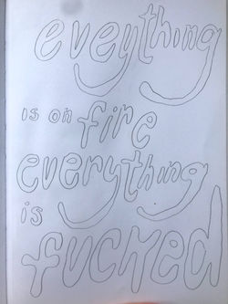 everything is on fire