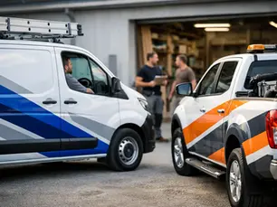 Beispiel Fahrzeugbranding für Handwerksbetriebe