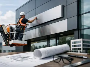 Gebäudebeschriftung für Gewerbebauten richtig planen