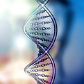 Colorful DNA Helix