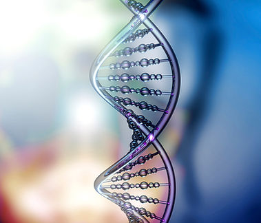 Hélice de DNA colorida