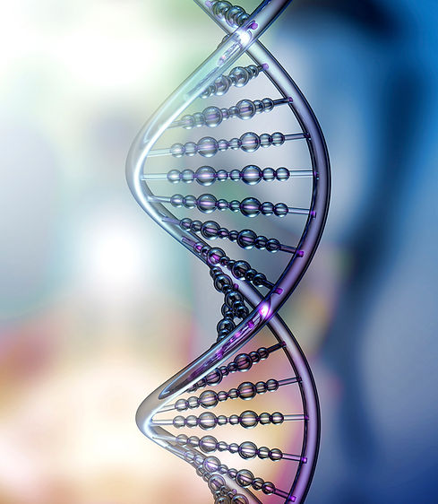 五顏六色的 DNA 螺旋