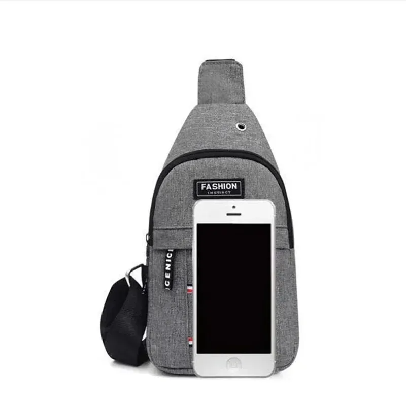 Thumbnail: Men's Waterproof Large Capacity Fanny Pack, Adjustable Strap For Outdoor Activit