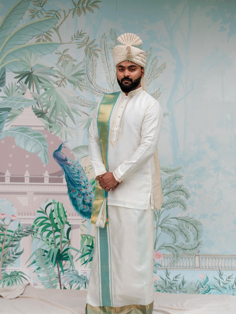 Classic Silk Kurta with Paisley Embroidery