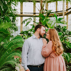 Emily + Collin's Rawlings Conservatory Engagement