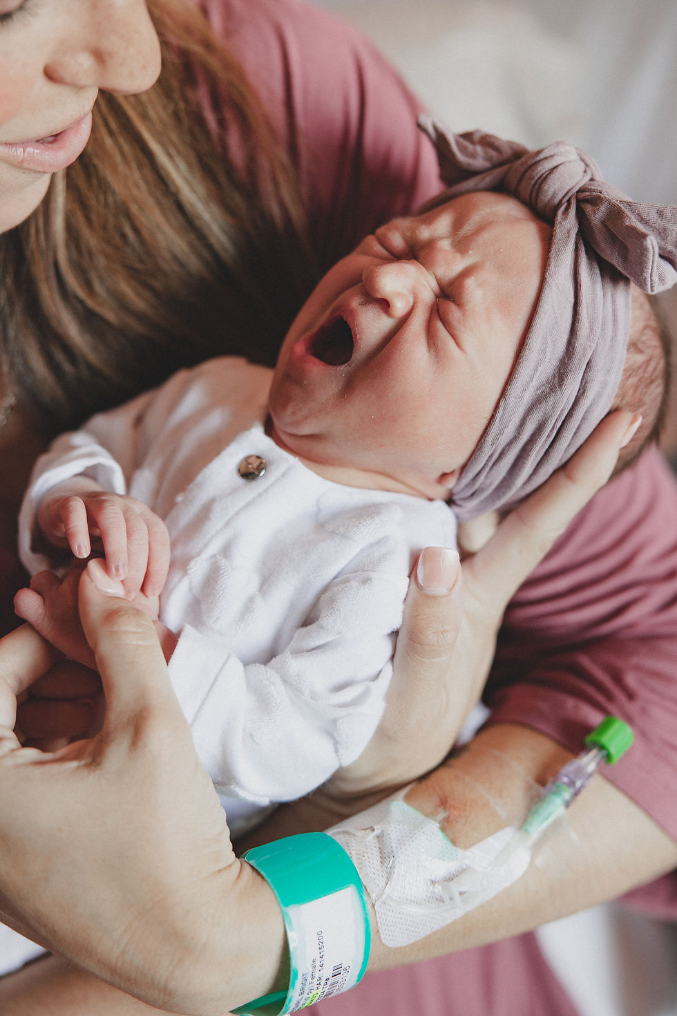 Mom and Baby in Hospital