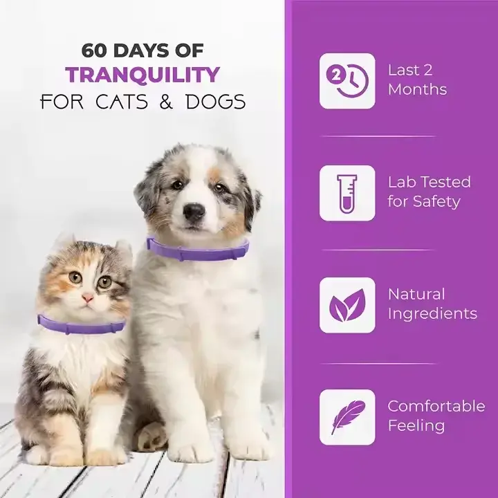 Thumbnail: 3-Pack Adjustable Calming Pheromone Collars for Dogs & Cats