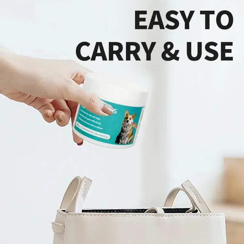 Thumbnail: Pet Cleaning Products Eye Wipes To Remove Tear Marks Cleaning Wet Tissues Cat Wi