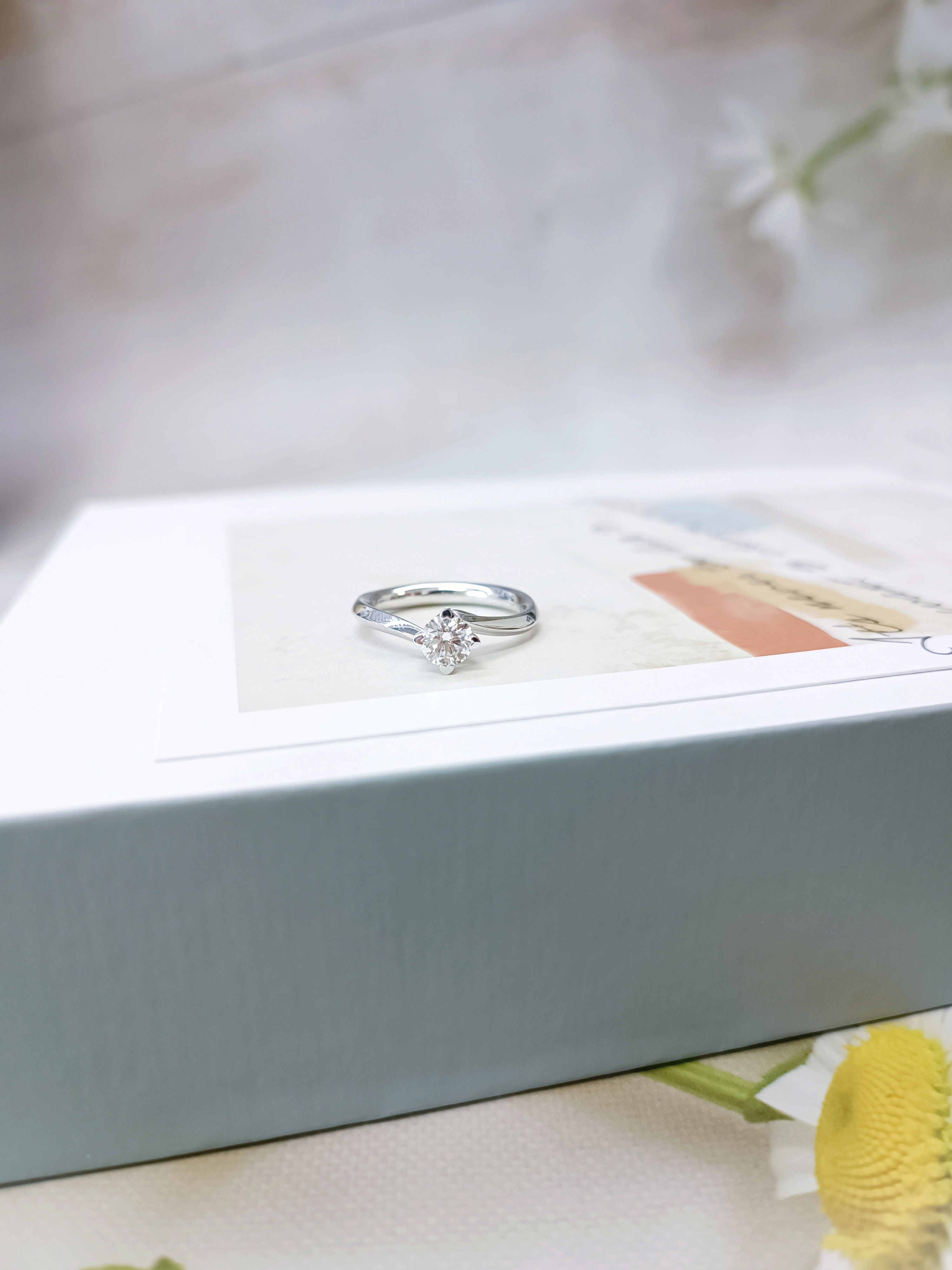 Hearts On Fire 18K H色 VS2 54份鑽石戒指 18K Diamond Ring 0.54ct H VS2
