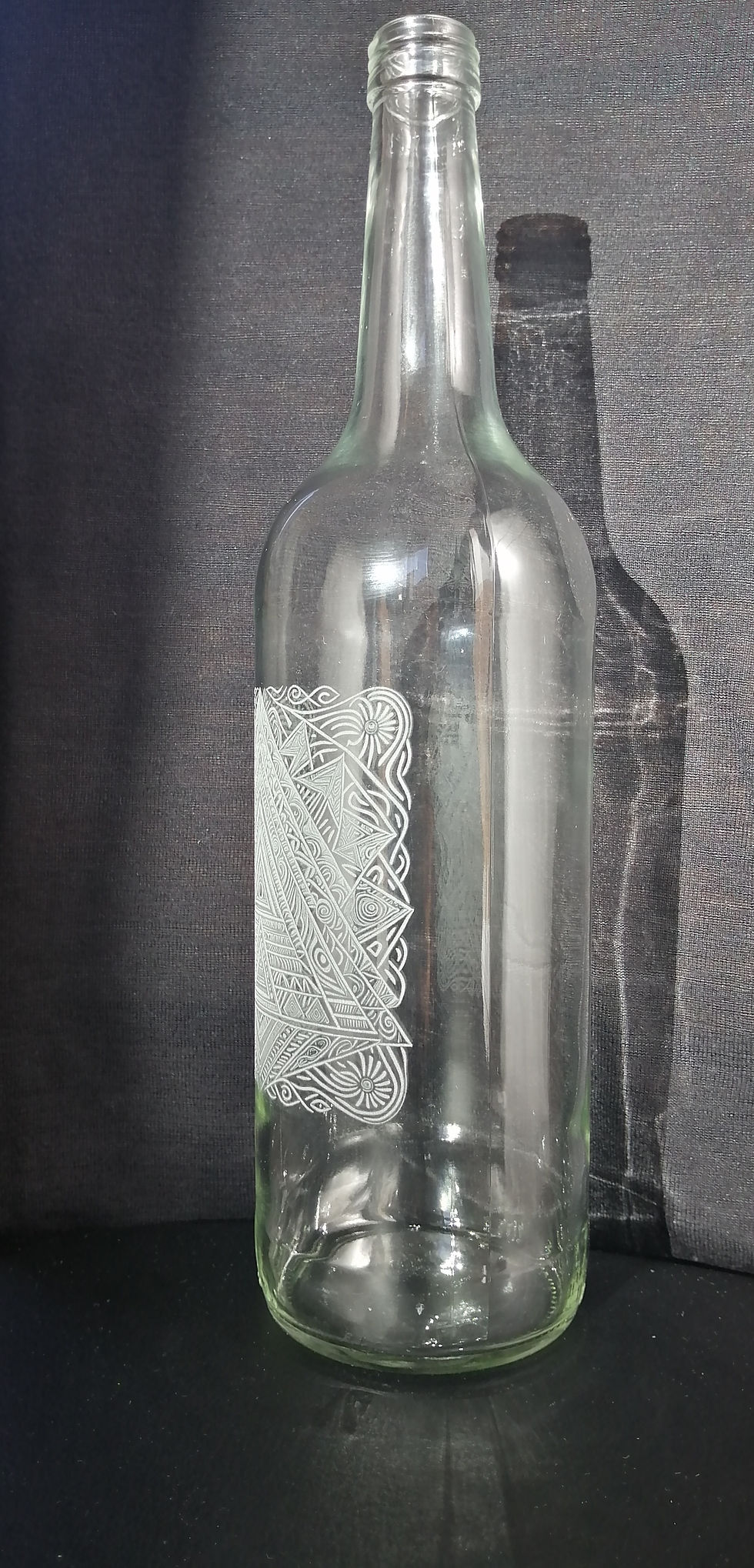 Miniaturbild: gelaserte Flasche 1L