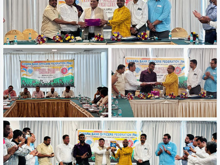 Canara Bank Officer's Federation Activities-Executive Committee Meeting held on 9th & 10th Nov 2024