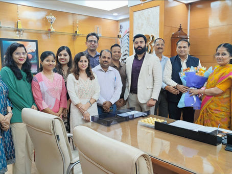 New Delhi Zone Activities - Greetings to Zonal Head on her elevation to the post of ED.