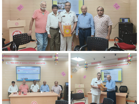 Canara Bank Old Stalwarts meet at KK Nair Learning Centre.