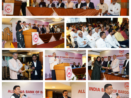 All India Bank of Baroda Officers' Association Activities - GBM at Surat on 20.08.2023