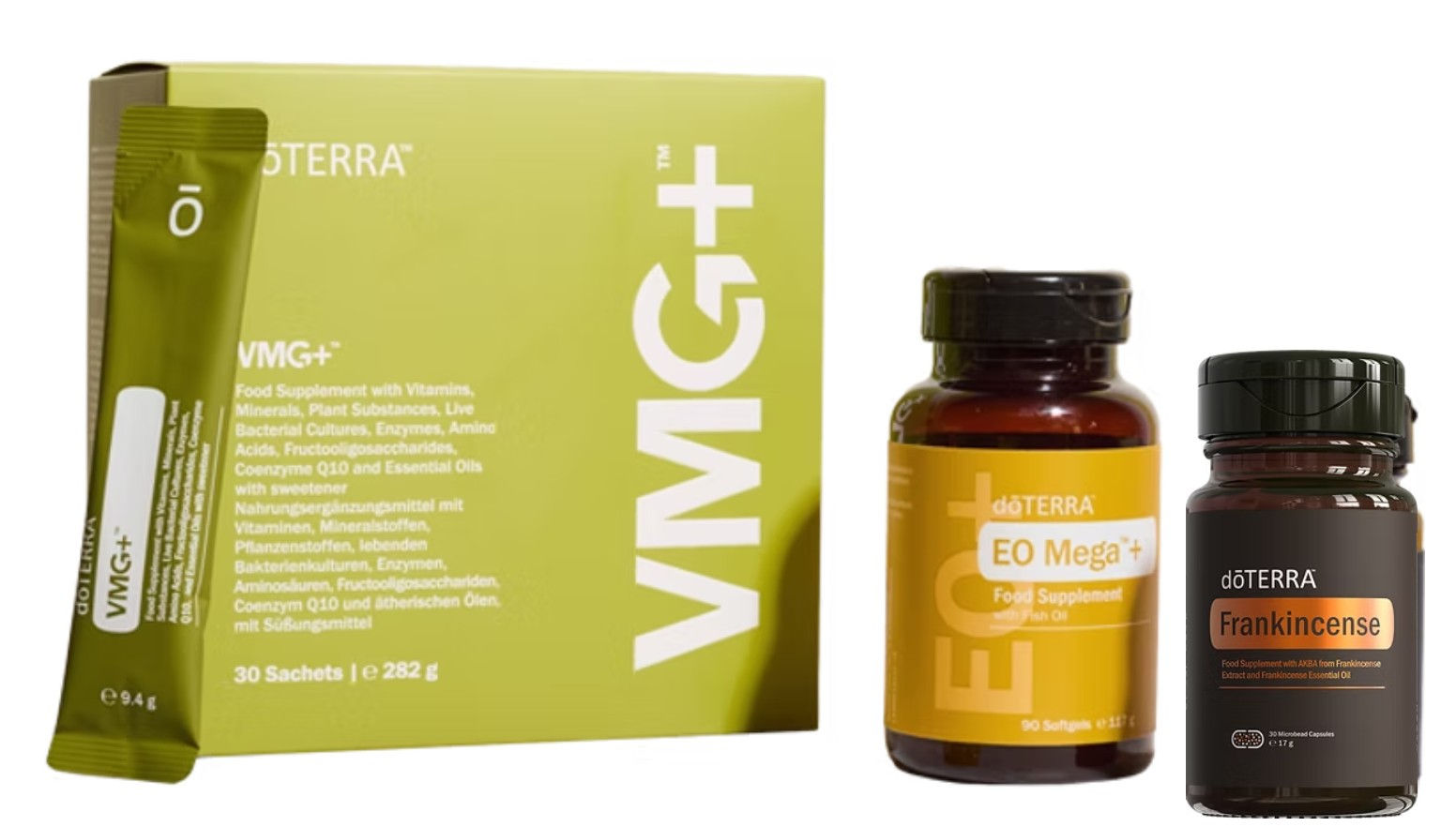 Collection Confort et Mobilité - VMG+ doTERRA - EO Mega+ doTERRA - Gélules microbilles à l’Encens doTERRA