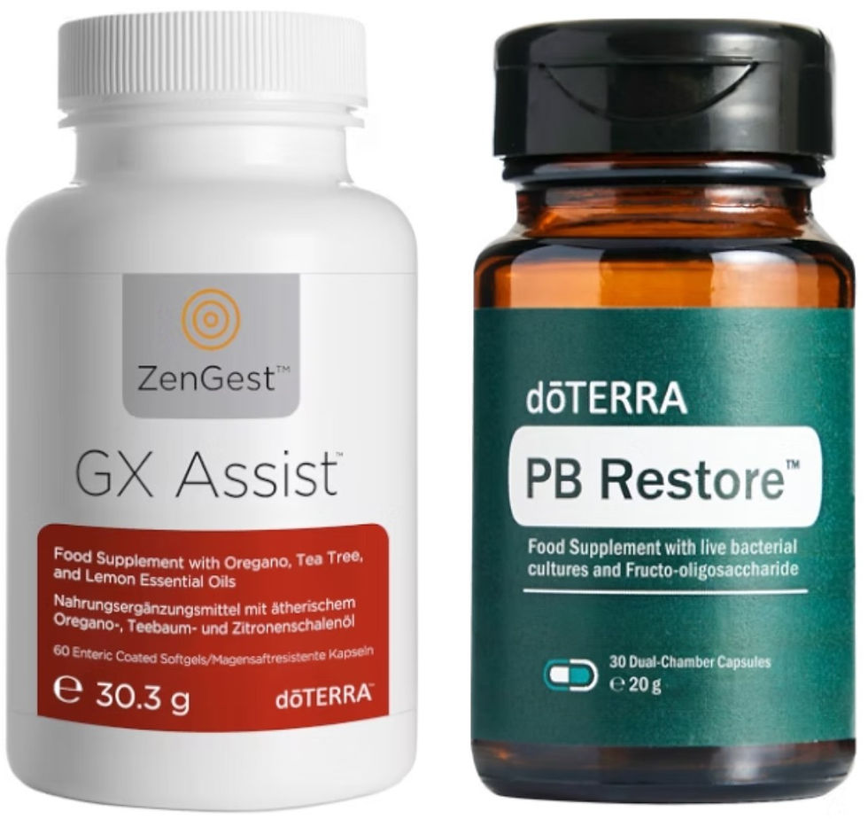 Kit Nettoyer et Renouveler doTERRA avec GX Assist et PB Restore