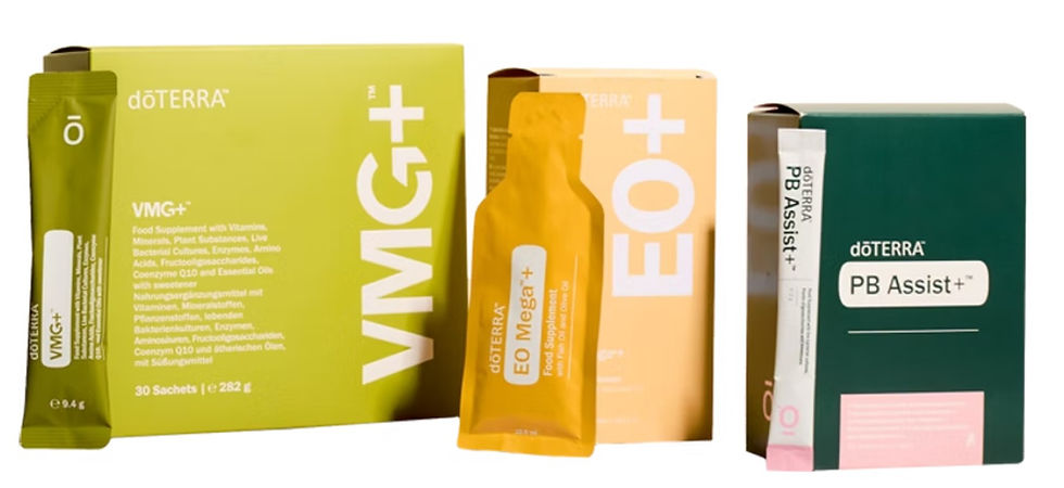Pack Bien-être en toute simplicité - sans gélules - VMG+ doTERRA - EO Mega+ doTERRA