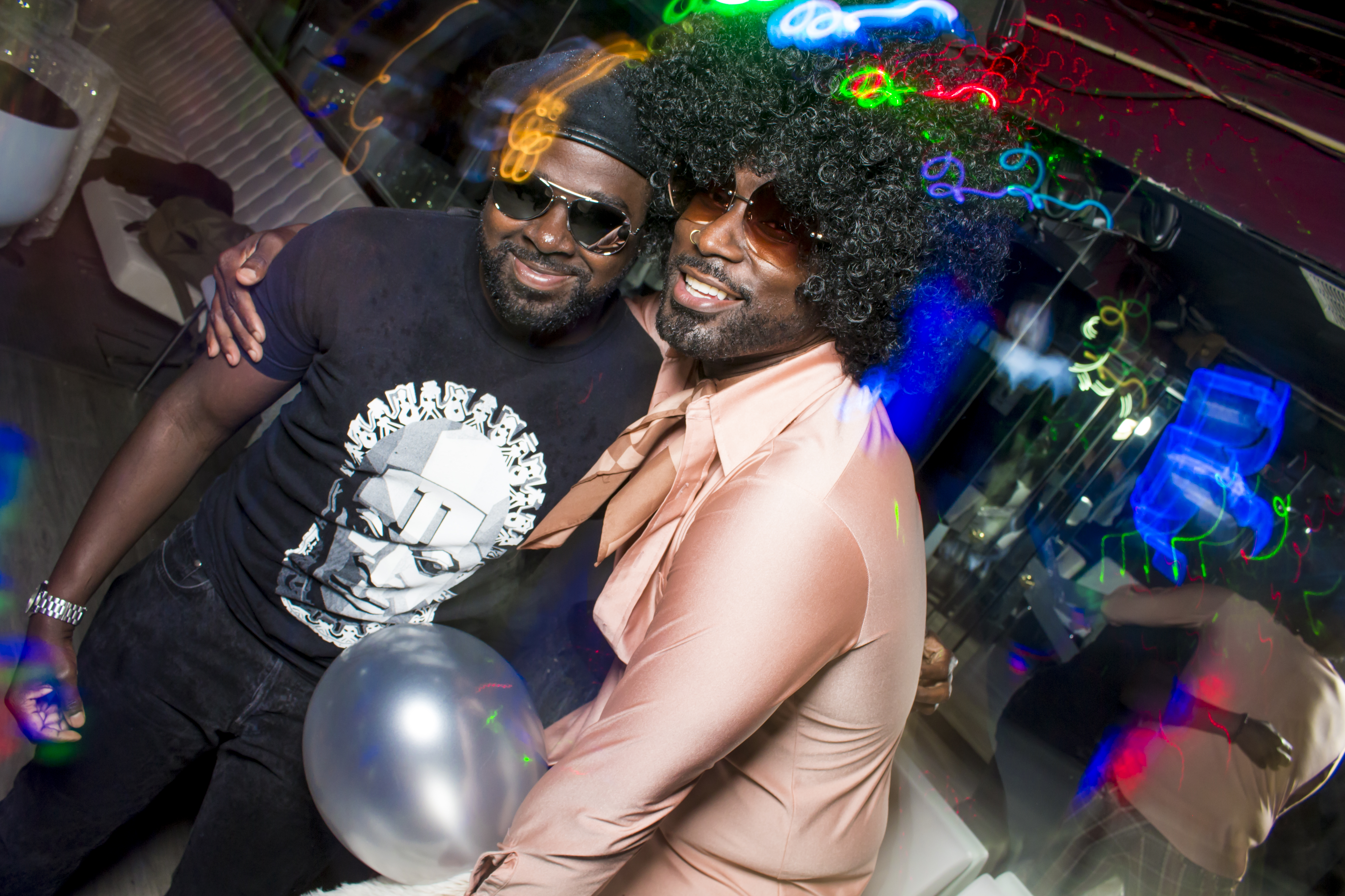 Black Power with my brother, Nasir