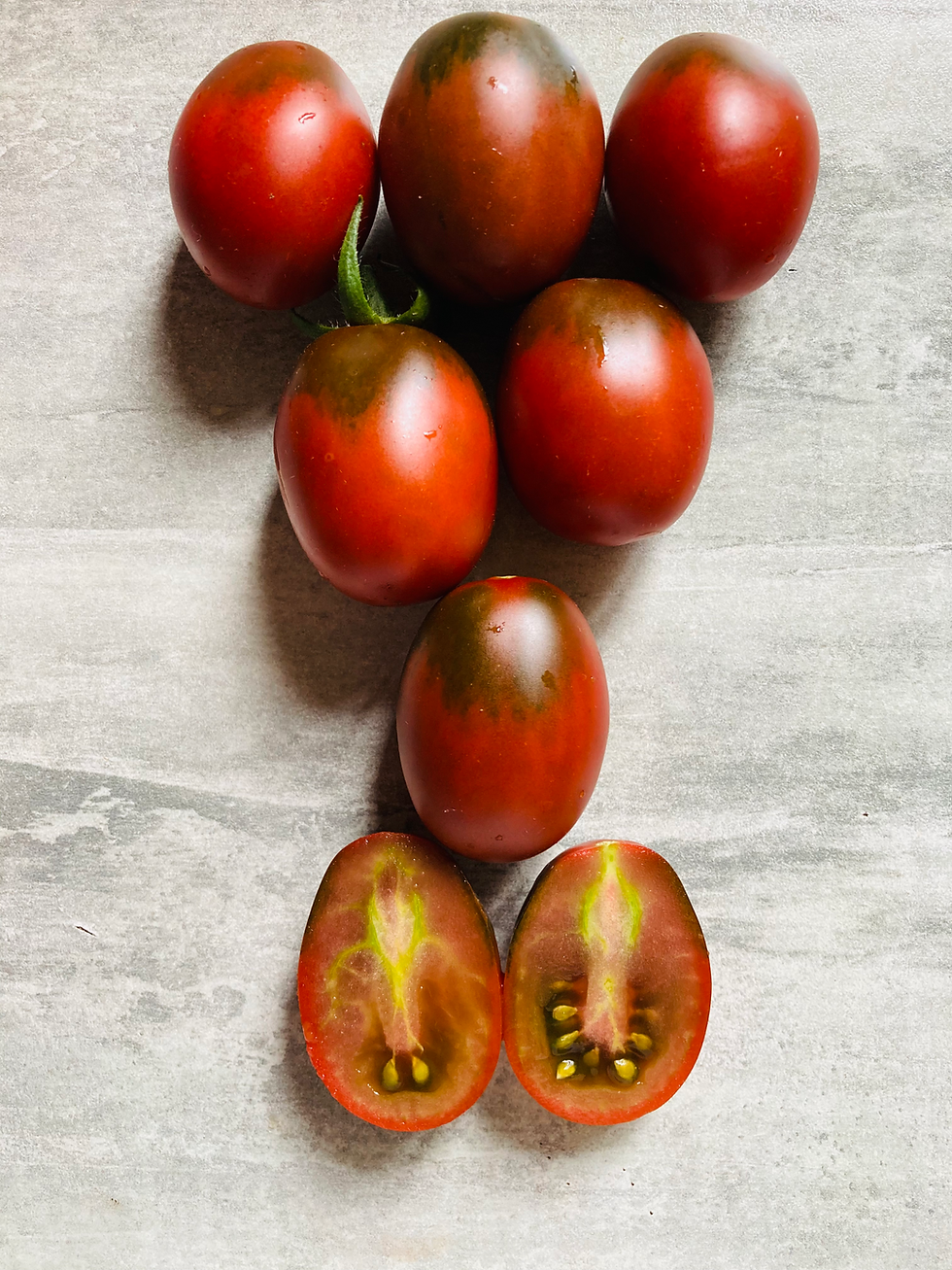 Graines de tomate Black Mauri - Tomate noire productive - Semences reproductibles - Les jardins de valou