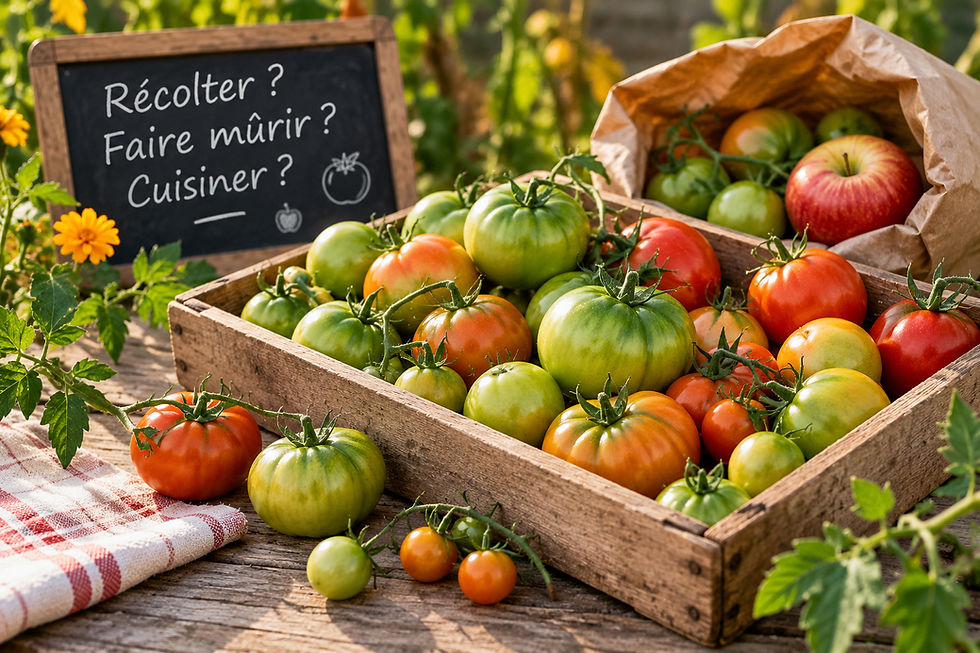 Que faire des dernières tomates vertes en fin de saison ?