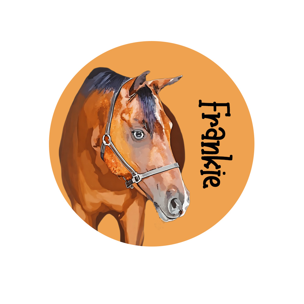 Frankie Horse Sticker