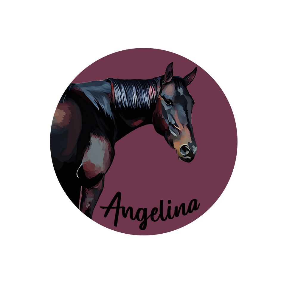 Angelina Horse Sticker