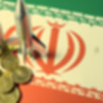 Iran Flag with Missiles and Money