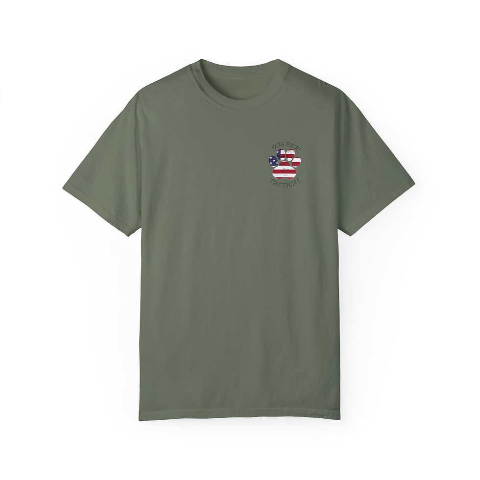 Thumbnail: Dog Paw Tactical Garment-Dyed T-shirt