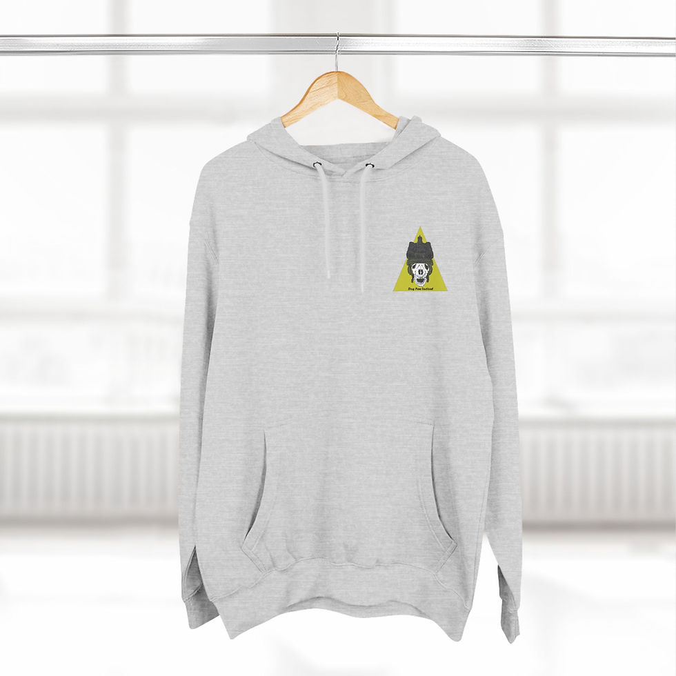 Thumbnail: NVG Dog Skull Three-Panel Fleece Hoodie