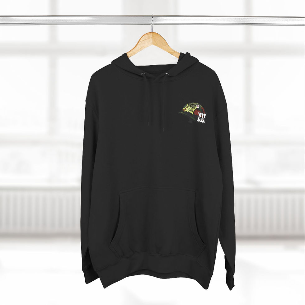 Thumbnail: Fur Metal Jacket Three-Panel Fleece Hoodie