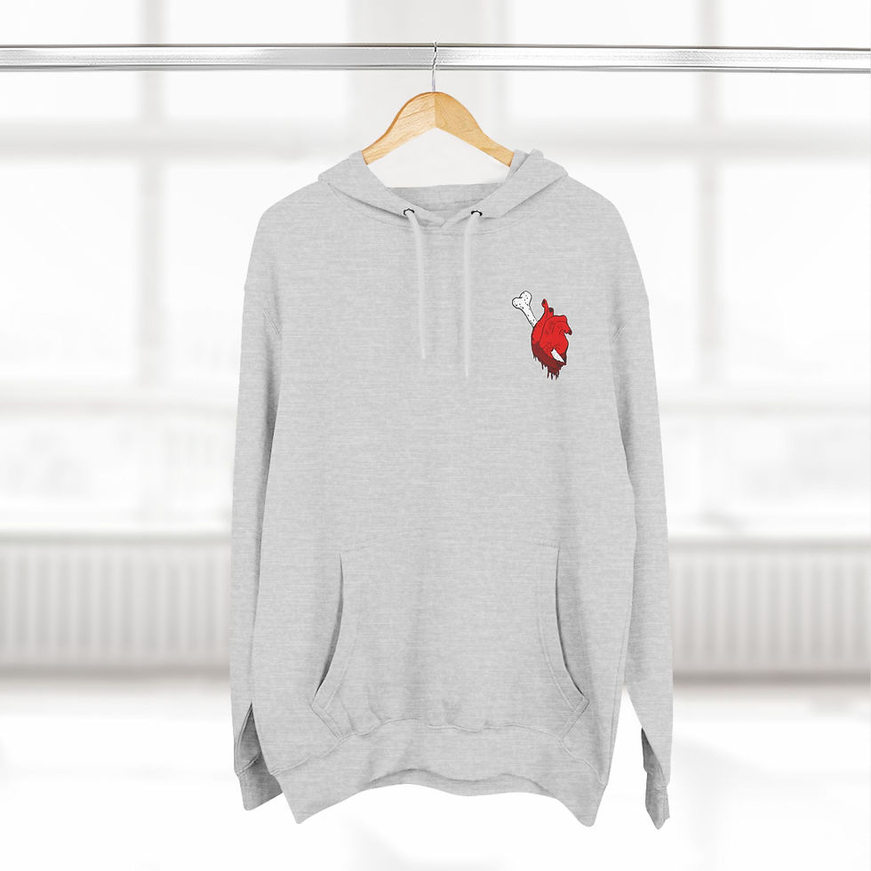Thumbnail: True Love Three-Panel Fleece Hoodie