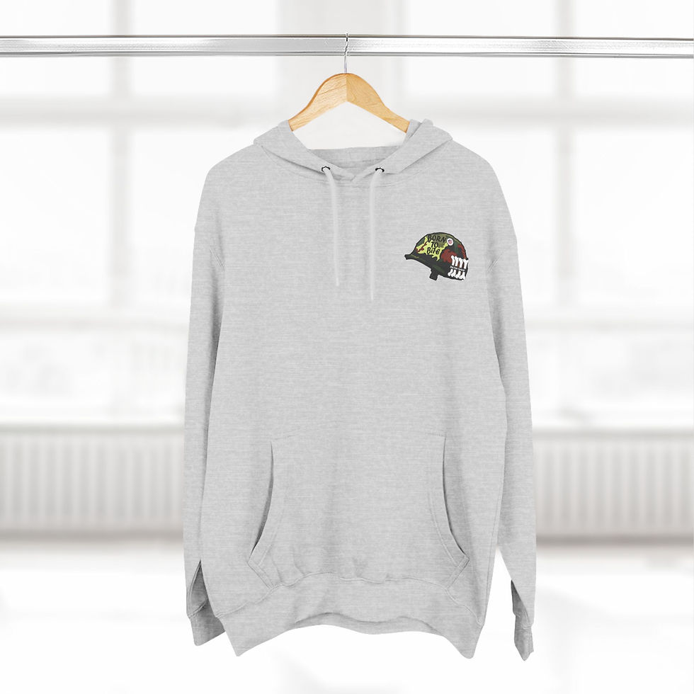 Thumbnail: Fur Metal Jacket Three-Panel Fleece Hoodie