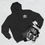Thumbnail: Skull and Crossbones Three-Panel Fleece Hoodie
