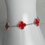 Thumbnail: Clover Silver Red Bracelet
