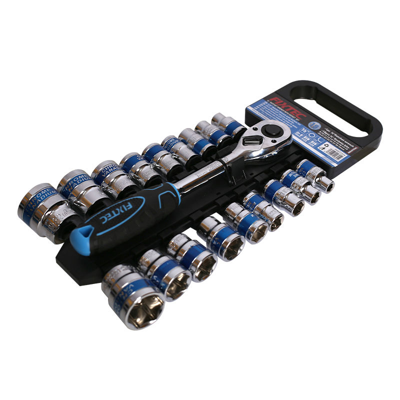 Fixtec Topplyklasett 1/2" 19stk