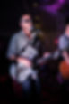 Des Lynch from Flip cover band is playing guitar at a wedding
